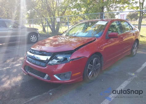 2010 Ford Fusion Sport из США, поврежденный, VIN 3FAHP0KC4AR254078